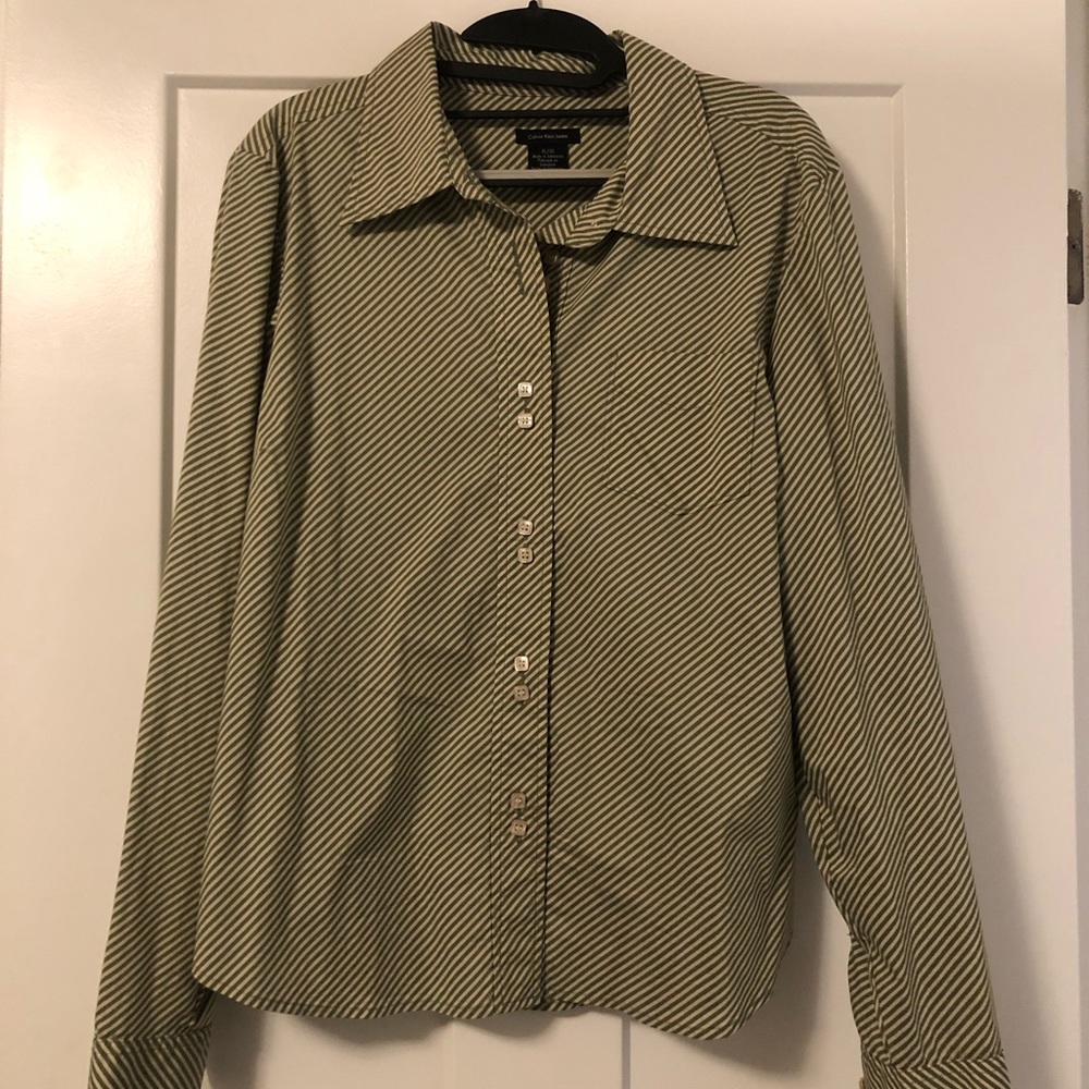 Calvin Klein Jeans stripped blouse size xl